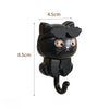 Cartoon Kitten Hook Self Adhesive Dormitory Bedroom Door Hangers Hooks Key Umbrella Towel Cap Coat Rack Wall Decoration Rack