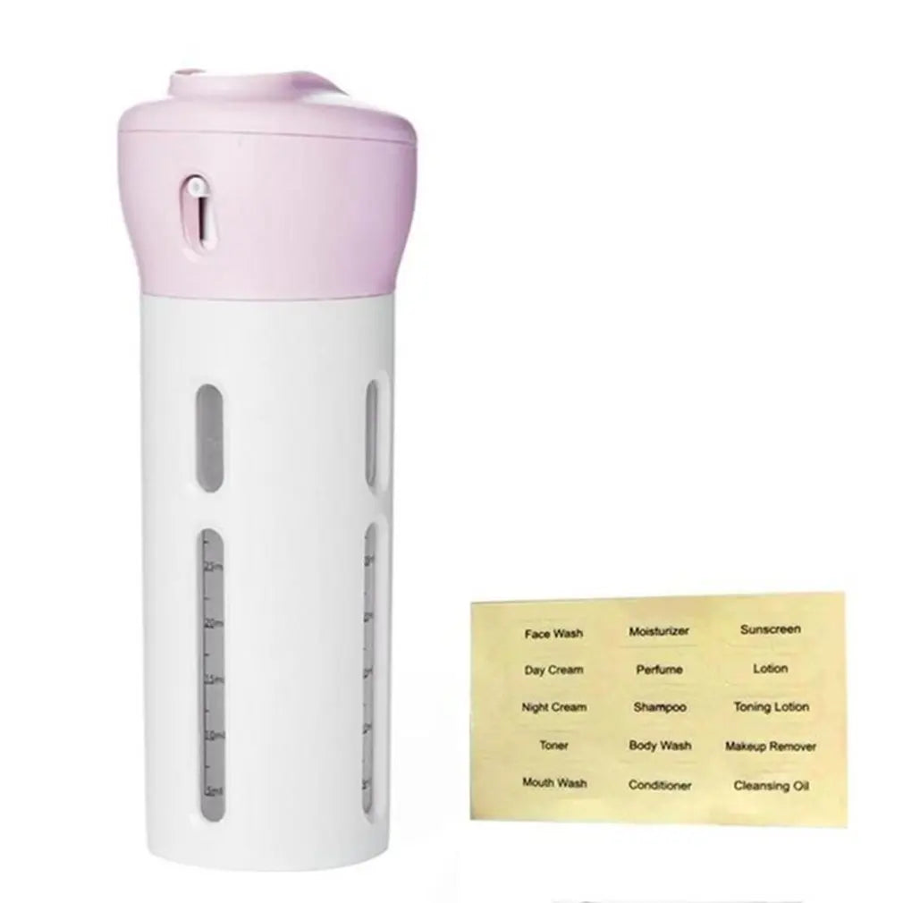 Portable 4 in 1 Lotion Dispenser Bottle Travel Emulsion Bottling Shampoo Shower Travel Accessories Travel Use